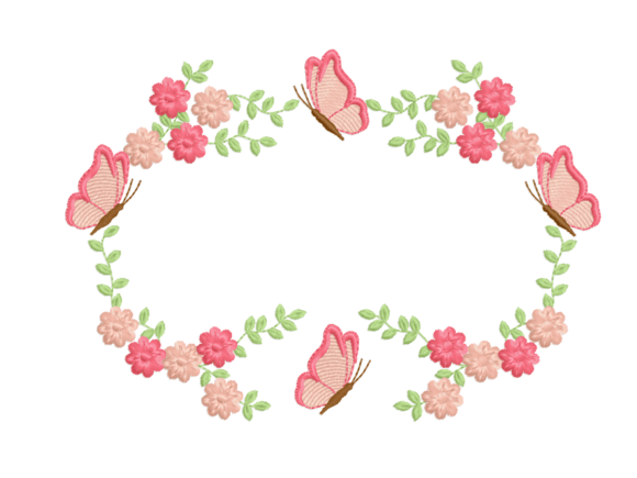 Butterfly and Floral Wreath Embroidery Review