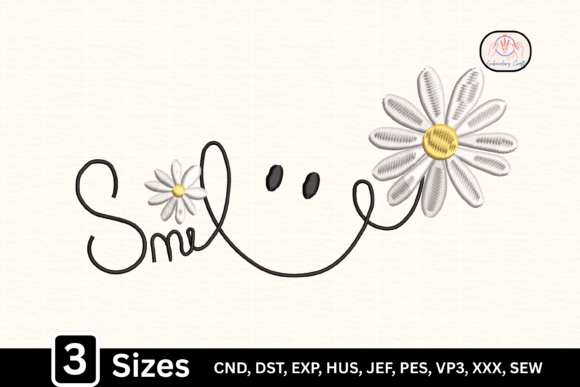 Cute Daisy Flower Line Art Smile Review