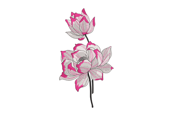 Delicate Lotus Blossom Embroidery Review