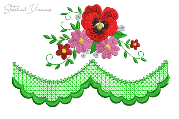 Elegant Floral Border Embroidery Design Review