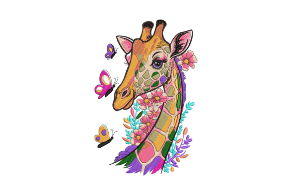 Floral Giraffe Embroidery Review