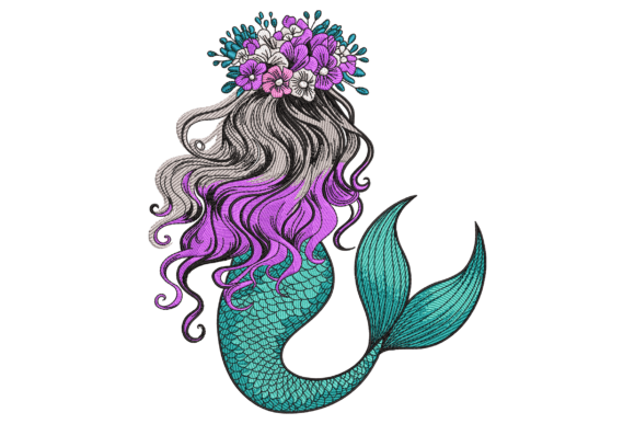 Floral Mermaid Embroidery Review