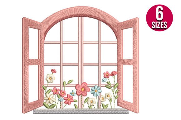 Floral Window View Review for Embroidery Designers
