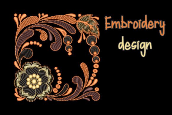 Folks Flowers Border Embroidery Designs Review
