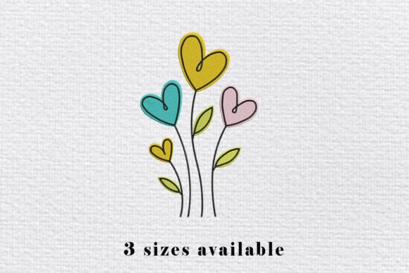 Heart Flower Embroidery Design File Review