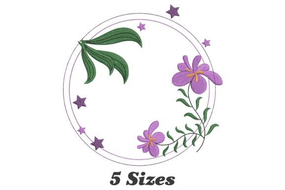 Iris Flower Circle Frame Review