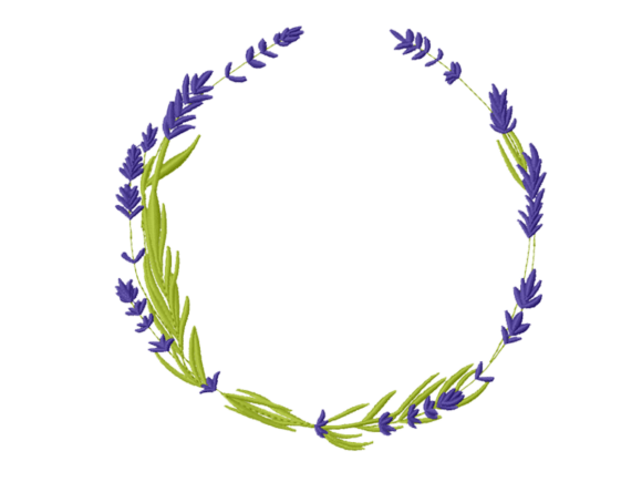 Lavender Wreath Embroidery Design Review