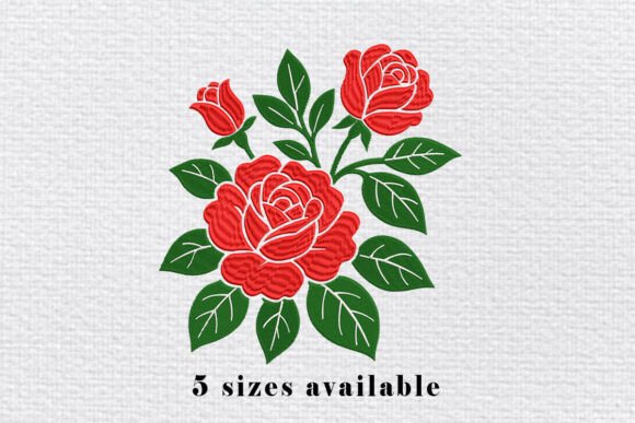 Red Rose Embroidery Design Review