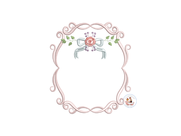 Rose Monogram Frame Machine Embroidery Review