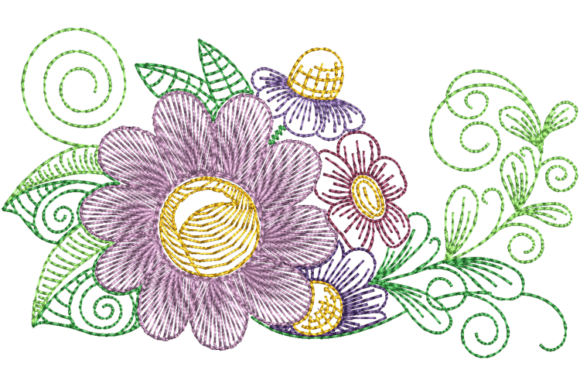 Spring Flower Arrangement Embroidery Review