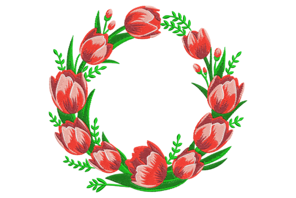 Tulips Floral Frame Review for Merch